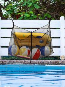Aufbewahrungstaschen, Netz-Aufbewahrungstaschen für Schwimmbadpontoon-Spielzeug, Wasser Tech Pool Taschen, verstellbare Netz-Aufbewahrungstaschen zum Aufhängen im Pool für Schwimmkörper, Bälle, aufblasbare Wasserspielzeuge und andere Pool-Zubehörteile