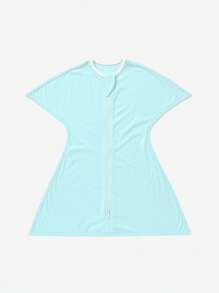 1 sac de dormit pentru bebeluși din bumbac pur, pătură de spital pentru nou-născuți, înfășat respirabil pentru toate anotimpurile, anti-tresare