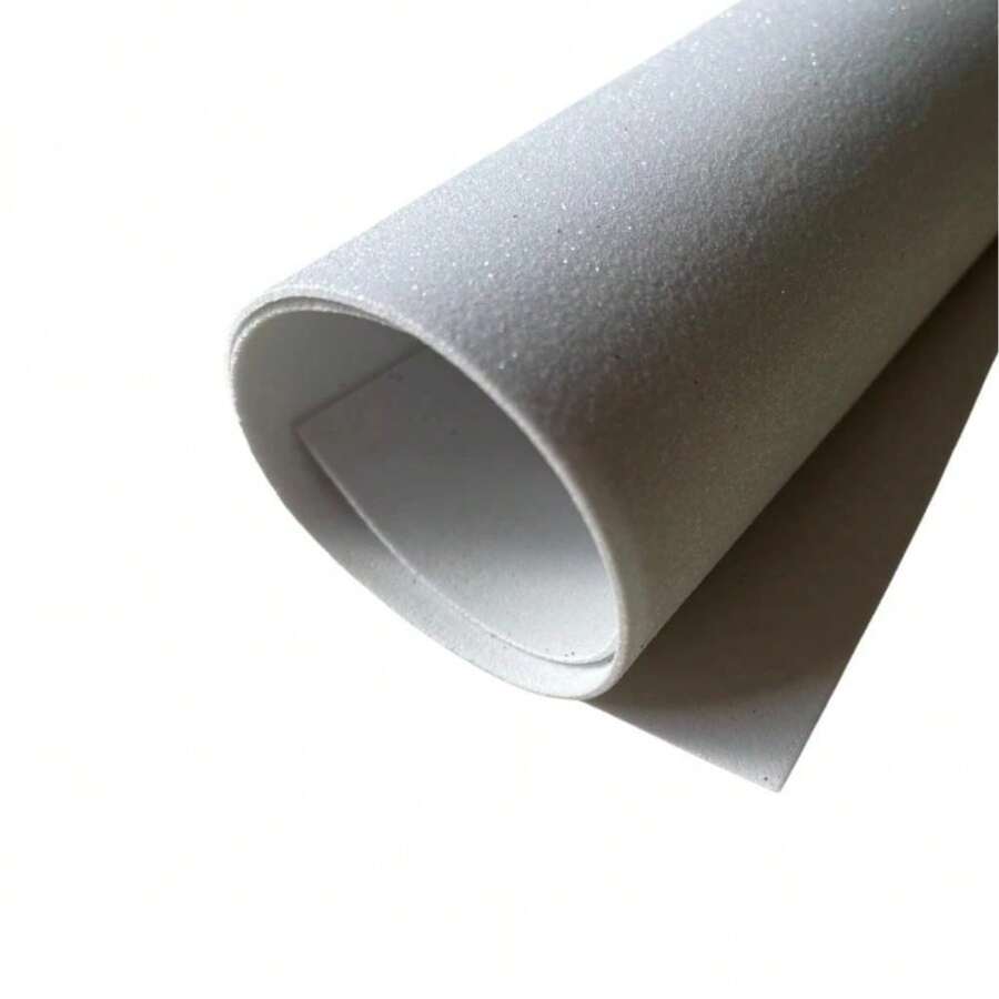 Eva Boards With Glitter 40x48 With 10 Identical Sheets - Choose 1 Color - Various Colors - 白色 - 查看 1