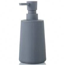 [Phthalate-Free] Soap Dispenser Phthalate-Free Plastic Ergonomic Pump Handle, Ribbed Texture Bathroom & Kitchen Use Modern Bathroom Accessories