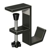 Gancho para colgar sin perforaciones, bolsa colgante lateral para escritorio de estudiante, artefacto, soportes para bolsosóvilesíbles, gancho de mesa multifuncional - Gris 1 - Ver 10