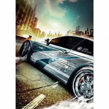 1 PIEZA Poster de pintura en lienzo de Necesidad de Velocidad, auto de rally de famosa en el mundo, arte vintage para decoración de salas de estar, dormitorios, comedores, con marco opcional, pósteres modernos, arte de pared, pinturas en lienzo - Multicolor - Ver 11