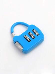 1pc Metal Combination Lock 3 Digit Password Combination Padlock Suitcase Luggage Metal Code Lock Mini Anti-Theft Locks Drawer Lock Ideal For Secure Travel Accessory For Gym Lockers, Luggage, And Backpacks, Portable, , And Tamper-Resistant Compact Design For Easy Carrying Travel Essentials Back To School Password Lock TSA Customs Lock Luggage Lock Perfect For Luggage Perfect For Suitcase For Travel For Business Secure Your Belongings Anti Theft Waterproof