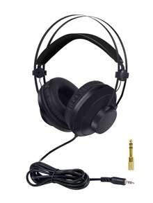 Professional Studio Recording Headphones Audio Headset Wired 3.5mm Hifi Monitor Headphones For Computer Music DJ