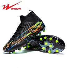 STARNOVO Dual Star 8 Professional Soccer Shoes For Men & Women, Long Studs Anti-Slip Elastic, Breathable Collar, Suitable For Training And Match