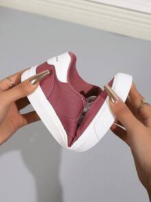 1 Pair  Womens Sneaker  Lace Up    Outdoor    Four Seasons - 中紫紅色 - 查看 4