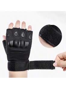 Fingerlose taktische Handschuhe für Herren, Outdoor Radfahren, Radsport, rutschfest, strapazierfähig, Klettern, Training, Fünf-Finger-Handschuhe für Übersee