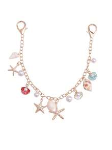 金属链条肩带手提包配件多功能DIY钱包带斜挎包装饰链 - 彩色 - 查看 9