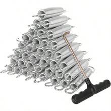 Trampoline Springs Heavy Duty Gaanized Steel Replacement Trampoline Parts Springs - 40Pack - View 1