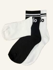 4 Pairs Outdoor Polyester Socks - Comfortable, Unisex, Suitable For All Seasons, Ideal For Outdoor Adventures, Fashionable & Versatile - Multicolor - View 3