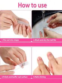 Bộ 3 dũa móng tay bằng thủy tinh nano chuyên nghiệp, trong suốt, pha lê, đánh bóng, có hộp đựng, dụng cụ làm móng tay tự làm, đồ dùng làm móng, dụng cụ làm móng, dụng cụ làm móng nghệ thuật, trở lại trường, làm móng, dụng cụ làm móng để dán móng, dụng cụ làm móng tay chân - Trong sáng - Xem 3