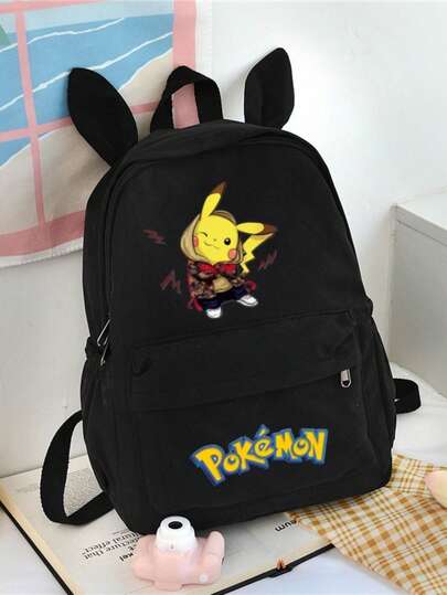 حقيبة ظهر بموضوع بوكيمون بيكاتشو، مستوحاة من أذنَي الأرنب الكيوت، مصممة لطلاب المدرسة الابتدائية، بأسلوب أنيق وكاجوال. هذه الحقيبة المدرسية مناسبة للأولاد والبنات، مع مساحة تخزين كبيرة تلبي احتياجات التعلم والسفر اليومي، بينما التصميم متعدد الاستخدامات مناسب لمختلف مناسبات الارتداء.