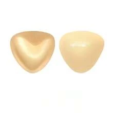 1 对双面自粘胸垫，胸垫粘性垫，可重复使用衬垫，胸罩比基尼隐形加厚胸垫防水游泳