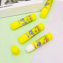 Barras de pegamento de alta viscosidad y alta resistencia, pegamento sólido de PVA con dibujos animados, suministros de oficina, manualidades de estudiantes, barra de pegamento sólido blanco, papelería escolar, adecuado para manualidades DIY, proyectos escolares, artes y manualidades, tamaño mini 9g (color aleatorio) - Multicolor - Ver 8