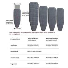 1pc Universal Ironing Board Cover With Elastic Edge Stain Resistant Scorching Iron Thick Cotton Padding Iron Heat Shield Ironing Cover For Ironing Table