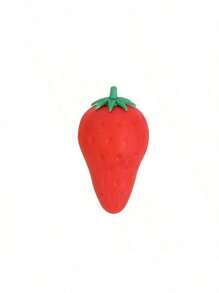2pcs/5pcs Jumbo Fruit Erasers, Creative Student Stationery, Cute Mango,Strawberry,Carrot Shape Erasers