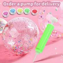 双面胶 DIY 工艺用品套装，用于 DIY 制作的粘性球胶带，纳米胶水胶带泡泡套装，纳米胶水胶带泡泡，记号笔，适合作为节日礼物，生日礼物 - 彩色 - 查看 6