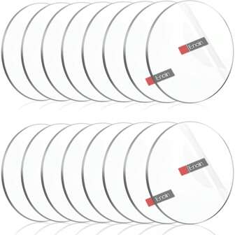 3mm Thick Round Acrylic Sheet, Transparent Organic Glass Disc, For DIY Projects, Cake Stands, Painting, Arts And Crafts