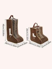 1 Borsa porta stivali alti e bassi, borsa portascarpe antipolvere, copri scarpe, borsa per riporre le scarpe, borsa per il trasporto di stivali ed elegante borsa per riporre le scarpe, adatta per viaggi e uso domestico, in tessuto non tessuto