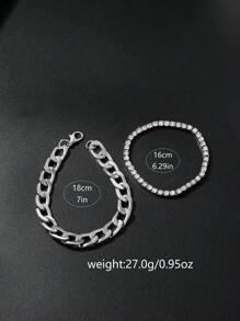 4 Stück/Set Paaruhren, modische Quarzuhren und magnetische herzförmige Paar-Halsketten, geeignet für den täglichen Gebrauch, Schulanfangszeit, Abschlusszeit, Thanksgiving, Paar, das beste Geschenk, Uhrbox nicht enthalten