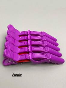 10pcs/6pcs Alligator Clip Hairdressing Wholesale Hair Clip Hair Salon Perm And Dye Hair Styling Positioning Partition Large Barber Shop Alligator Hair Clip Hair Clips Claw Clips Hair Barrettes, School Stuff, Set, Hair Accessories, Head Accessories, Hair Accessories For Women, Hairpin - Black - View 9