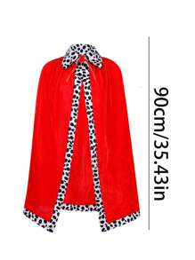 King Costume Cape For Adult Mardi Gras Velvet Robe,Festival Costume Props,Cosplay