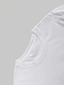 Men's New Fashionable Hip-Hop Style Printed T-Shirt - White - View 4