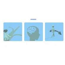 Scooter con Asiento, Patín del Diablo para Niños, Juegos al Aire Libre, Entretenimiento, Resistente - Azul - Ver 5