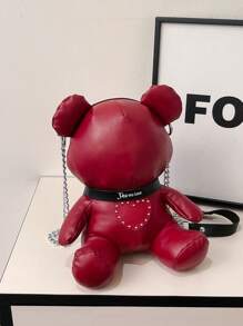Cute Cartoon Bear Backpack Shoulder Bag Crossbody Bag