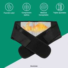 EverlyX 可調節的熱量腰部支撐帶，具有加熱效果 - 背部和下背部支撐 - 緩解肌肉不適、痛經和下背部緊張 - 透氣材料和魔術貼封口 - ✅ 24/72 小時運送到西班牙