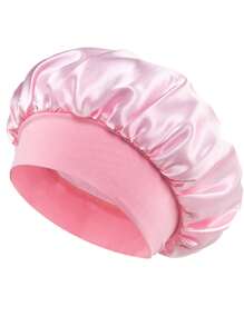 WANMEI Ensemble de soins capillaires premium de 4 pièces - Comprend 1 taie d'oreiller en satin ultra douce, 1 bonnet de nuit en soie léger, 1 tige à boucler sans chaleur et 1 élastique doux pour les cheveux - Ensemble ultime de protection et de mise en forme des cheveux pendant la nuit