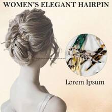Lialys Hair Pin Prestige Hair Pin Prestige Hairpin French Hair Pins For Women Elegant Hair Clips For Fine Thick Long Hair 2025 New Hair Styling Accessories 3PCSA
