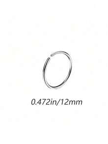 1/3/4 件钢制细小鼻环软骨穿孔耳钉 Sanwood 0.8 毫米直径 6 毫米/8 毫米/10 毫米 - 彩色 - 查看 20