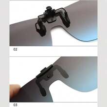1-2 pièces Lunettes à la mode à clipser pour hommes et femmes, verres TAC surdimensionnés, idéales pour la conduite et le quotidien. Cadeau idéal pour les anniversaires, les fêtes, Noël. Lunettes à la mode Lunettes durables