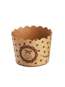 1set/8pcs,Antique Single-Use Scone Cups, Thick Muffin Cups, Paper Cupcake Liners, Scone Molds, Baking Tools, Kitchen Gadgets, Kitchen Accessories