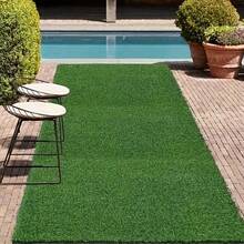 Artificial Grass Turf Lawn-5 Feet X 8 Feet, 0.4" Indoor Outdoor Rug Synthetic Grass Mat Fake Grass