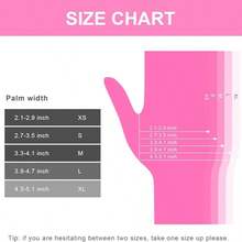 10/20/50pcs Disposable Pink & Black Nitrile Gloves, S/M/L Size, Latex-Free, Non-Allergenic, Suitable For Kitchen, Bathroom, Household Use