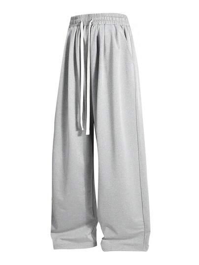 大码直筒休闲裤，纯色简约运动，适合所有季节