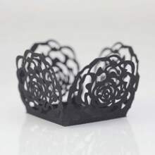 50 pezzi Vassoi separatori per confezioni di cioccolato in carta, porta cioccolatini con fori, pirottini per muffin in carta per decorazioni di matrimoni e feste, dolci