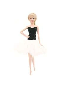 Doll Dress Closet Doll Exquisite Cute Ballet Tutu Skirt, Multi-Color, Suitable For Performance, Afternoon Activities, Etc. (Doll Not Included)