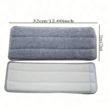 Ultra-feine Fasermopp Pads - wiederverwendbar, waschbar und hochabsorbierend, effektiv für die Reinigung von Holz-, Fliesen- und Laminatböden