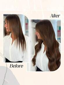 Jessie's Selection 20pcs/Pack 50g Tape In Hair Extensions Skin Weft Remy Silky Straight Seamless Invisible Tape Adhensive Human Hair Extensions For Volume Add Length Luxury Quality Affordable Cost Salon Quality, Perfect For Graduation, Anniversary, And Holiday Hairstyles, Holds Up Well (#4 Chocolate Brown) - S4 - 查看 5