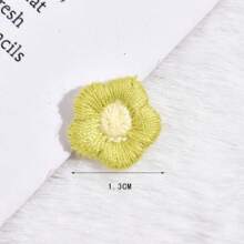 10PCS Small Flower Patches Hand Stitch On Applique For Clothes Embroidered For Clothing DIY Motif Stripes Clothes 20mm/13mm