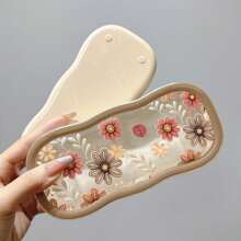 1 pièce Étui à lunettes à motif fleur, papillon et nœud, monture de lunettes transparente et résistante aux chocs. Boîte de rangement pour lunettes de mode pour hommes et femmes et bijoux, en matériau plastique, ouverture et fermeture magnétiques, grand espace convenant à toutes sortes de lunettes de soleil. Fournitures de stockage idéales.