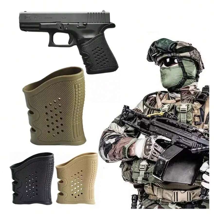 3 paquete grip funda pistola antideslizante empuñadura, juego de 3 fundas grip para pistola, antideslizantes, mejora el agarre