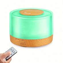 500ML WiFi Aroma Diffuser, 7 Color LED Humidifier, Ultrasonic Quiet Operation, Large Rooms, 6 Ess