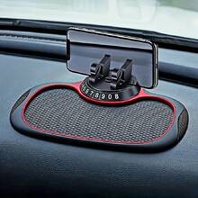 多功能车载防滑垫手机支架，360°旋转支架，硅胶仪表盘车垫，仪表盘支架防滑垫