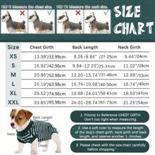 Traje de recuperación para perros, Atuendo de recuperación para perros, Traje de recuperación post-operatoria (Adecuado para perros y gatos), Camisa de recuperación para perros (Para perros hembra y macho), Alternativa al cono collar, Chaleco post-cirugía
