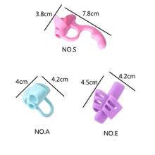 OBOVAY Recommended Pencil Grip, Made Of Soft Material To Facilitate Writing, Can Correct Pencil Holding Posture, Suitable For Most Pencils, Writing Assistance Tool, Suitable As Fun Party Favors - Multicolor - View 10