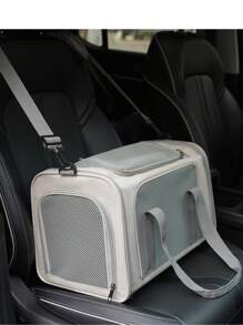Sac de transport pour animaux de compagnie pour chats, boîte de transport pour chats pour les visites vétérinaires et les sorties, sac fourre-tout portable pour animaux de compagnie pour chiens